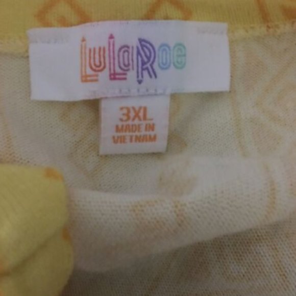 LuLaRoe Caroline Cardigan 3XL Sweater Brt Yellow - Picture 7 of 8